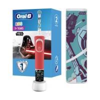 foto дитяча електрична зубна щітка + футляр oral-b kids зоряні війни