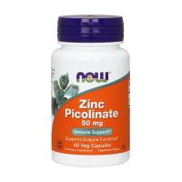foto харчова добавка мінерали в капсулах now foods zinc picolinate цинк піколінат 50 мг, 60 шт