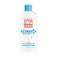 foto міцелярна вода для обличчя mixa sensitive skin expert optimal tolerance micellar water, ph 7.2, 400 мл