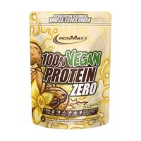 foto харчова добавка протеїн в порошку ironmaxx 100 % vegan protein zero ванільне печиво, 500 г