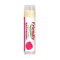 foto бальзам для губ friendly organic lip balm raspberry малина, для дітей і мам, 4.25 г