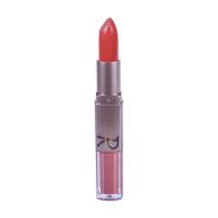 foto матова помада-блиск для губ ruby rose 2 in 1 lipstick & liquid lipstick matte hb-8606 129, 6.6 г