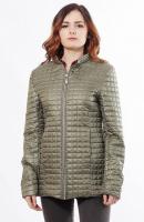 foto женская демисезонная куртка саша 2-к хаки размер 58