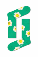 foto шкарпетки happy socks green smiley daisy колір зелений