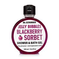 foto гель для душу mr.scrubber jelly bubbles blackberry sorbet для всіх типів шкіри, 300 мл