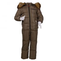 foto костюм детский зимний 3 года (98 см) o 70038-khaki коричневый цвет