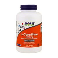foto харчова добавка в таблетках now foods l-carnitine l-карнітин 1000 мг, 100 шт