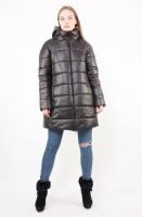 foto зимняя женская куртка. № 42, murenna furs цвет: черный размер 60