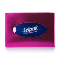foto косметичні серветки selpak міні-коробка, 3-шарові, 70 шт