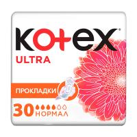 foto прокладки для критичних днів kotex ultra normal, 30 шт
