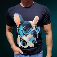foto футболка чоловіча doberman "advanced dog" 3xl -темно-синій