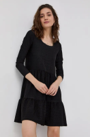 foto сукня vila колір чорний mini пряма