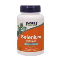 foto харчова добавка в капсулах now foods selenium селен 200 мкг, 180 шт