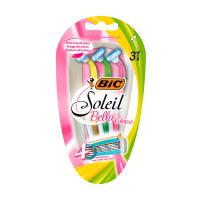 foto станок для гоління bic soleil bella colours razors одноразовий жіночий, 3 шт