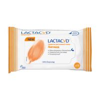 foto вологі серветки для інтимної гігієни lactacyd, 15 шт