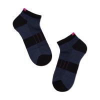 foto шкарпетки жіночі conte elegant active 16с-92сп-092 короткі, з махровою стопою, темно-сині, розмір 25