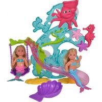 foto міні-лялька набір steffi еві "морські розваги" з 2 ми і аксес., (5733350)