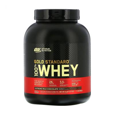 Podrobnoe foto харчова добавка протеїн optimum nutrition 100% whey gold standard молочний шоколад, 2.27 кг