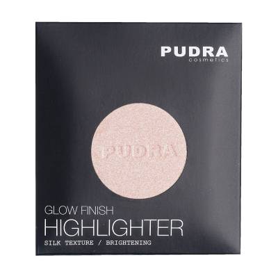 Podrobnoe foto хайлайтер для обличчя pudra cosmetics glow finish higlighter 03, 5.5 г (змінний блок)