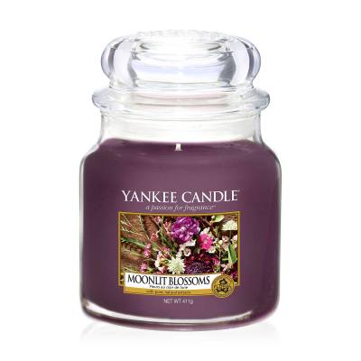 Podrobnoe foto ароматична свічка в банці yankee candle moonlit blossoms, 411 г