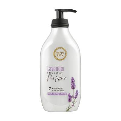 Podrobnoe foto зволожувальний лосьйон для тіла happy bath daily moisture oil in lotion lavender з екстрактом лаванди, 450 мл