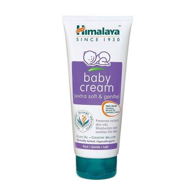 Podrobnoe foto дитячий крем для тіла himalaya herbals baby cream з оливковою олією та мальви кантрі, 100 мл