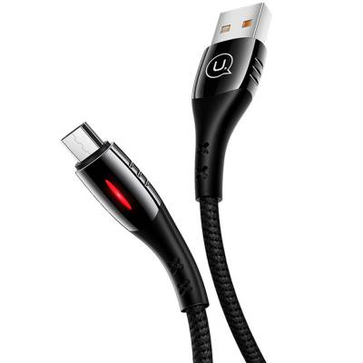 Podrobnoe foto дата кабель usams us-sj346 smart power-off micro cable u-tone (1.2m) (чорний) 1213505