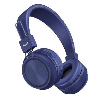 Podrobnoe foto bluetooth навушники hoco w25 (синій) 784384