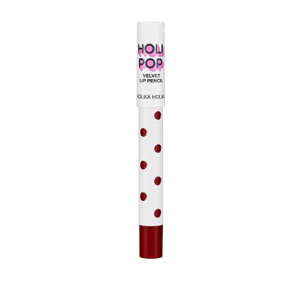Podrobnoe foto матова помада-олівець для губ holika holika holi pop velvet lip pencil rd06 wine, 1.7 г