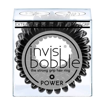 Podrobnoe foto резинка-браслет для волосся invisibobble power true black, 3 шт