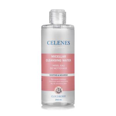 Podrobnoe foto міцелярна вода celenes cloudberry micellar cleansing water з морошкою, для сухої та чутливої шкіри, 250 мл