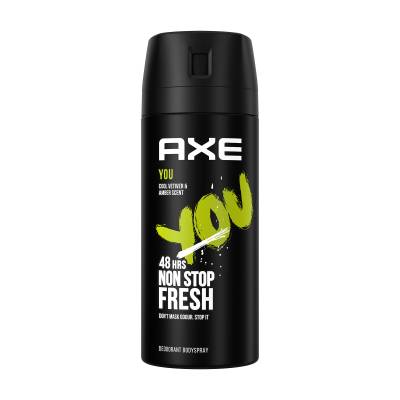 Podrobnoe foto дезодорант-спрей чоловічий axe you 48h non stop fresh, 150 мл