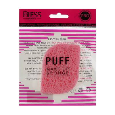 Podrobnoe foto спонж для зняття макіяжу bless beauty puff make up sponge прямокутний, 5.5*8 см