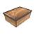 foto контейнер для зберігання з кришкою qutu trend box wood 17.5*37*52.5 см, 25 л