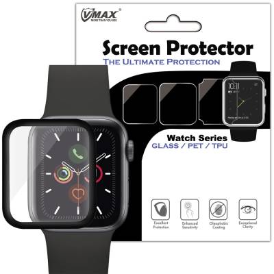 Podrobnoe foto полімерна плівка vmax 3d (full glue) на apple watch 40mm (чорний) 880045