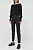 foto штани max&co. жіночі колір чорний пряме висока посадка