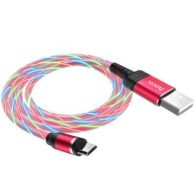 Podrobnoe foto дата кабель hoco u90 "ingenious streamer" microusb (1m) (червоний) 1164247
