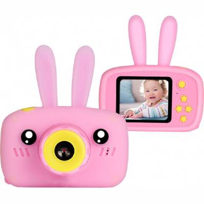 Podrobnoe foto дитяча фотокамера baby photo camera rabbit (рожевий) 873526