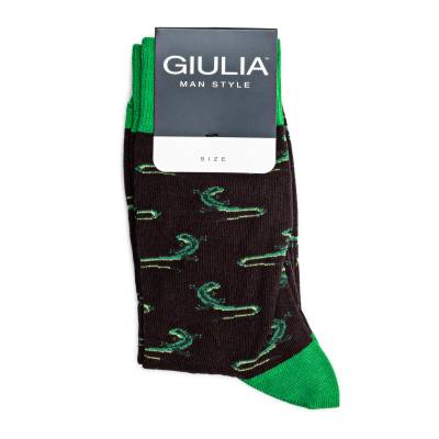 Podrobnoe foto шкарпетки чоловічі giulia msl-020 calzino brown р.43-46