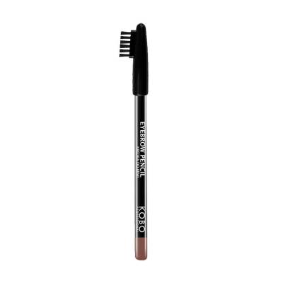 Podrobnoe foto олівець для брів kobo professional eyebrow pencil зі щіточкою, 303 twilight, 1.2 г