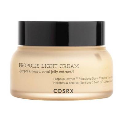 Podrobnoe foto зволожувальний крем для обличчя cosrx full fit propolis light cream на основі прополісу, 65 мл