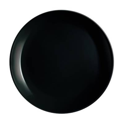Podrobnoe foto тарілка десертна luminarc diwali чорна, 19 см (p0789)