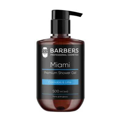 Podrobnoe foto гель для душа barbers miami premium shower gel чолоічий, 500 мл