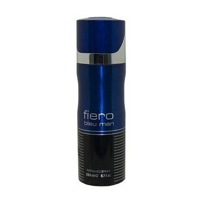 Podrobnoe foto парфумований дезодорант-спрей fragrance world fiero bleu man чоловічий, 200 мл