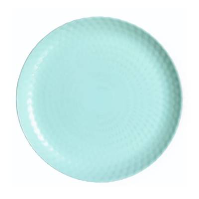Podrobnoe foto тарілка обідня luminarc pampille light turquoise, 25 см (q4649)