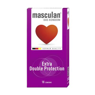 Podrobnoe foto презервативи masculan extra double protection, 10 шт