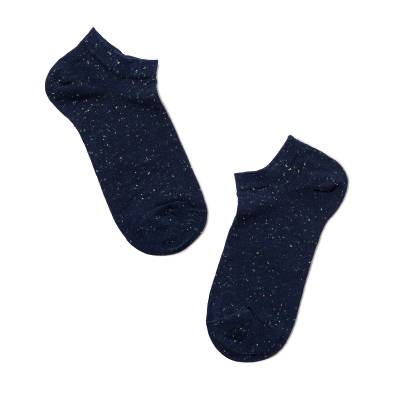 Podrobnoe foto шкарпетки жіночі conte elegant active   16с-62сп (ультракороткі, pixels) бавовняні  темно-синій р.23