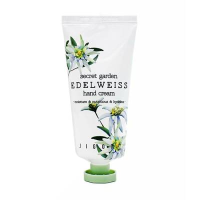 Podrobnoe foto крем для рук jigott secret garden edelweiss hand cream з екстрактом едельвейсу, 100 мл