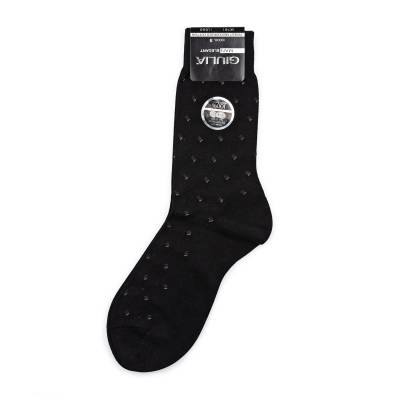 Podrobnoe foto шкарпетки чоловічі giulia elegant 301 calzino black р.45-46