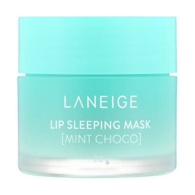 Podrobnoe foto нічна відновлювальна маска для губ laneige lip sleeping mask mint choco, 20 г